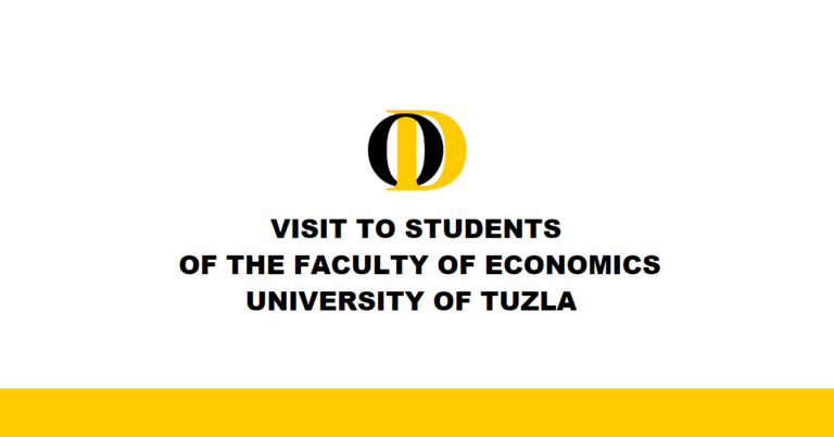 VISIT TO STUDENTS OF THE FACULTY OF ECONOMICS OF THE UNIVERSITY OF TUZLA